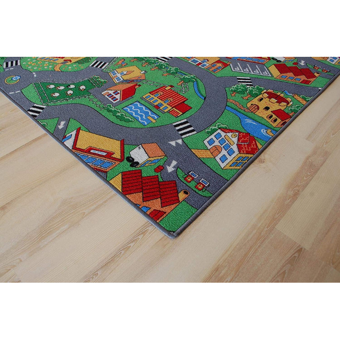 Дорожній килим Janning, килимок для ігор, маленьке село, ферма, село, дитячий килим різних розмірів (120 x 180 см)