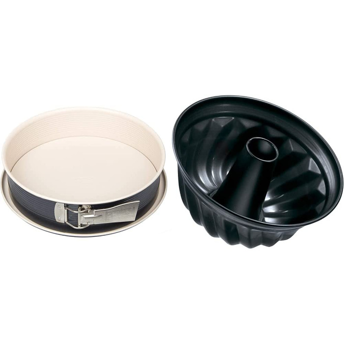 Форма для випічки Zenker Springform Ø 26 см CREME NOIR з антипригарним покриттям, знімний бортик, для пирогів та тортів