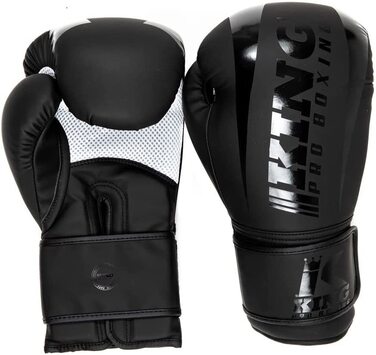 Боксерські рукавички King PRO Boxing, Revo 1, чорного кольору (12 унцій)