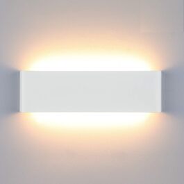 Світлодіодний настінний світильник Lightsjoy 16W білий IP44 для внутрішнього освітлення, передпокою, спальні, вітальні, сходів тощо. (60 символів)
