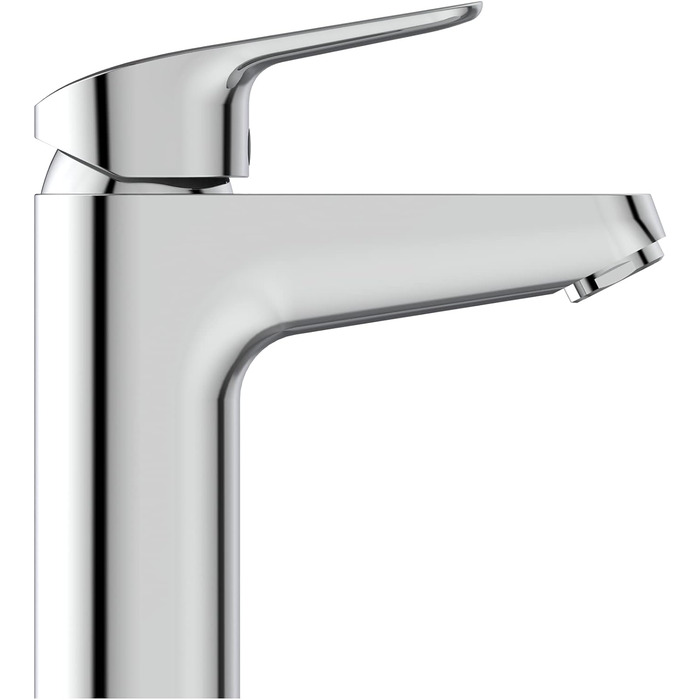 Змішувач настінний Ideal Standard Ceraflex з одним важелем, хром, витяжка 160 мм, регульовані S-з'єднувачі, водозберігаюча картридж CLICK, висота виливу 95 мм (без зливної арматури)