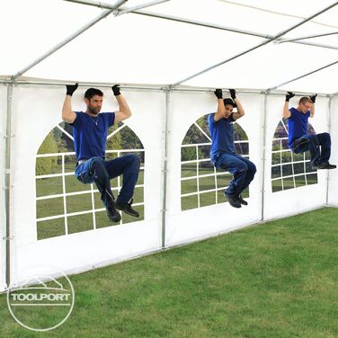 Намет Festzelt Partyzelt 4x6 м: вогнестійкий, преміум-якість, ПВХ-тканина, водонепроникний з каркасом