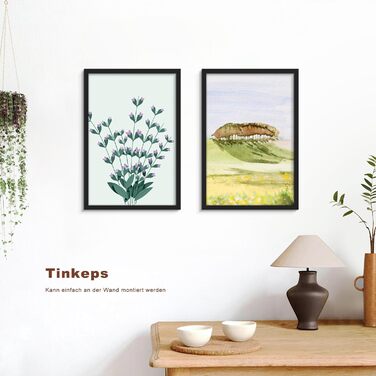 Набір фоторамок 3 шт 70x50 см, дерев'яні рамки для фото, картин, постерів (чорні, 30x45 см)