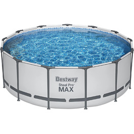 Набір для басейну Bestway Steel Pro Max, круглий, 3,96 x 1,22 м