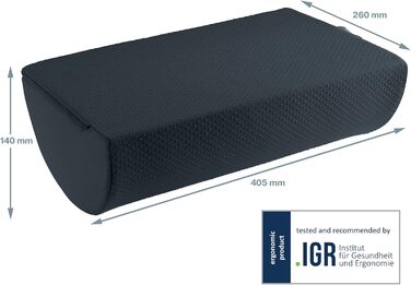 Підніжка для столу Leitz Ergo Cosy, регульована, сіра, 53710089, для офісу та дому