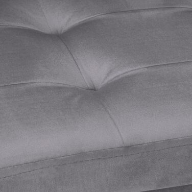 Лавка Relaxdays з оксамитовим покриттям та дерев'яними ніжками