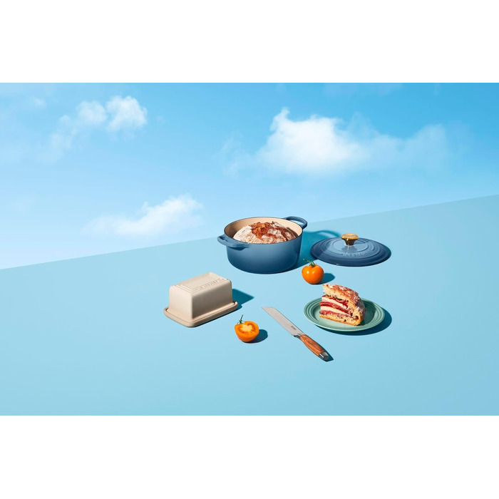 Сковорода Le Creuset Signature з чавуну з кришкою, Ø 20 см, 2,4 л, Chambray