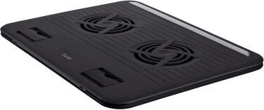 Підставка для ноутбука Trust Zeff, регульована висота, 16 дюймів, чорна, для Lenovo, Macbook, HP, Dell, офіс, дім