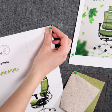 Елемент перегородки FLEXMIUT темно-сірий для офісу