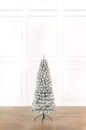 Ялинка лита 'Президентська' конусна ЗАСНІЖЕНА 1,80м