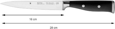 Набір ножів Grand Class від WMF: 5 предметів, німецька якість, ковані леза, бамбуковий блок, Performance Cut