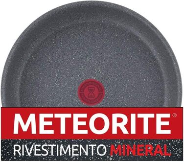 Індукційний мінеральний вок для індукції, діаметр 28 см, алюміній, антипригарне покриття, Сірий