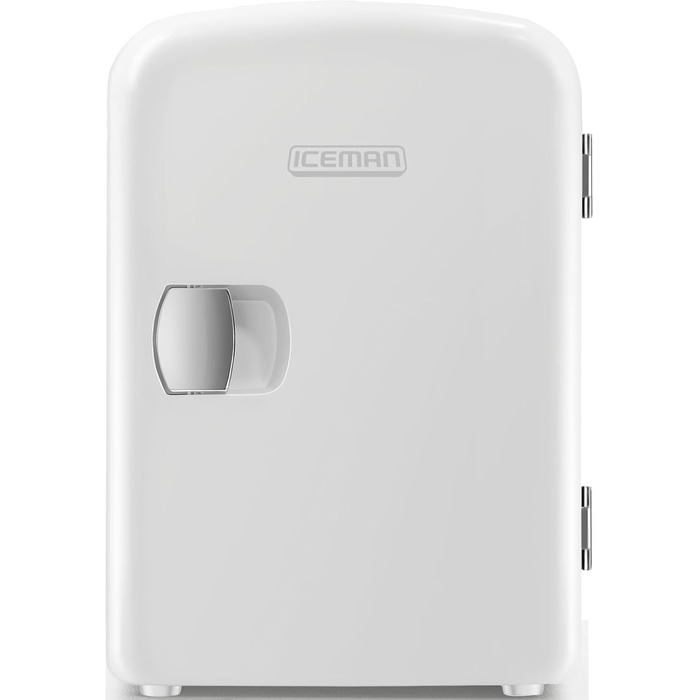 Chefman Iceman: Міні-холодильник з обігрівом, 4 літри, 6 відділень для косметики, перекусів, макіяжу, AC/DC, для дому/авто/спальні