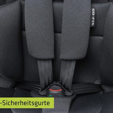 Автокрісло 4BABY Go-Fix I-Size (Graphite) для дітей 76-150 см з Isofix, регульоване, з підкладкою