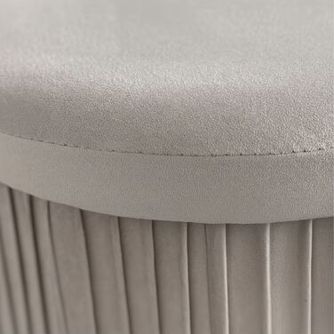 Relaxdays Пуф із оксамиту з об'ємом 30 літрів для зберігання