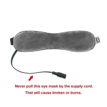 Зігріваюча маска для очей AROMA SEASON 5 В USB сіра