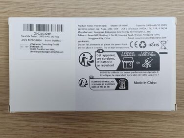 Бездротовий магнітний, швидка зарядка USB-C, для iPhone (рожеве золото), 5000mAh 22.5W