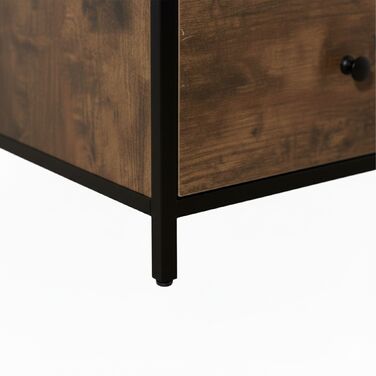 Приліжкова тумбочка Relaxdays з 3 висувними ящиками