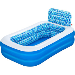 Басейн Bestway Family Waterfall Oasis з водяним розпилювачем, 229x152x96 см, синій