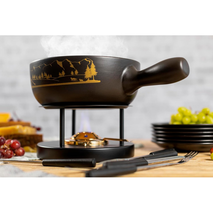 Фондю KUHN RIKON 32320 з кераміки, для сиру, 2.5 л