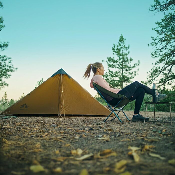 Намет Night Cat 1 Mann Ultraleicht Khaki: Водонепроникний намет для велотуризму, трекінгу та кемпінгу на 1 особу