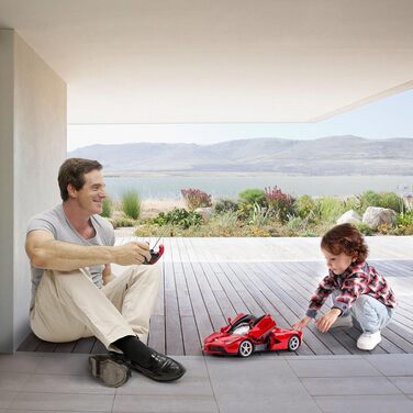 Радіокерований автомобіль Rastar Ferrari LaFerrari 1/14, червоний - іграшка для хлопчиків та дітей