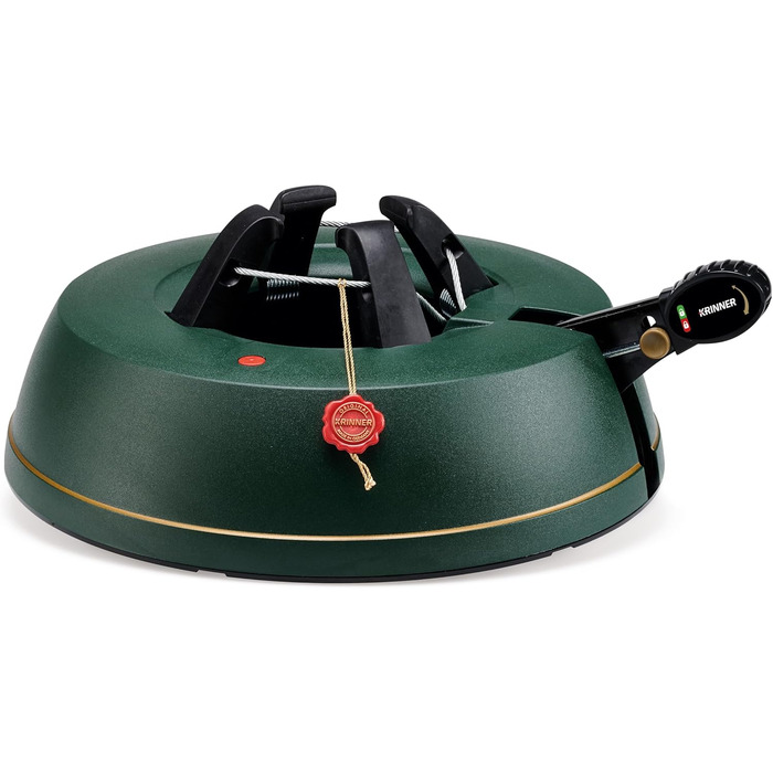 Підставка для ялинки KRINNER Cofort Зелена з педаллю та одномотусочною системою, висота до 2,5 м, Німеччина