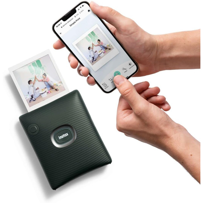 Друк фото з телефону INSTAX Square Link, колір Midnight Green