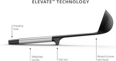 Набір кухонних аксесуарів Joseph Joseph Elevate (5 шт.) з силікону, BPA-free, стійкий до нагрівання, з антипригарним покриттям, з нержавіючої сталі