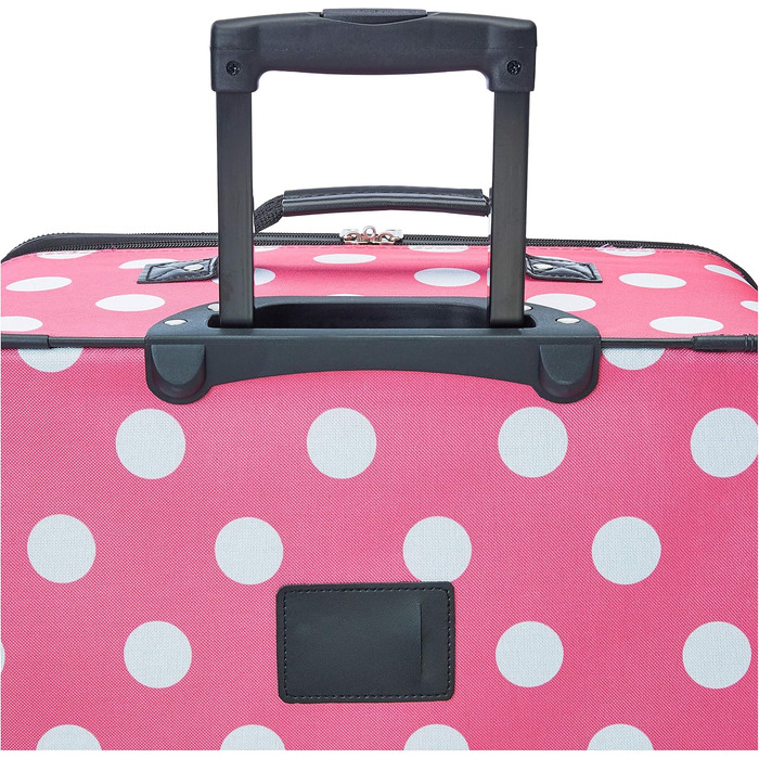 Набір валіз Rockland Polka Softside, 4 шт. (14/19/24/28 дюймів), Multi/Blue Dot