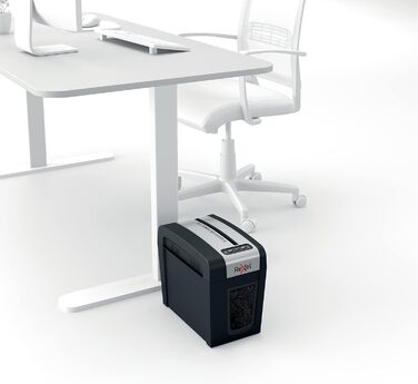 Rexel MC3-SL Slimline Whisper-Shred™: Шредер для документів, мікроріз, безпека P5, 10 л, тихий, компактний, для дому