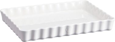 Форма для випікання торта прямокутна 33,5 х 24 х 5 см біла Еміль Генрі