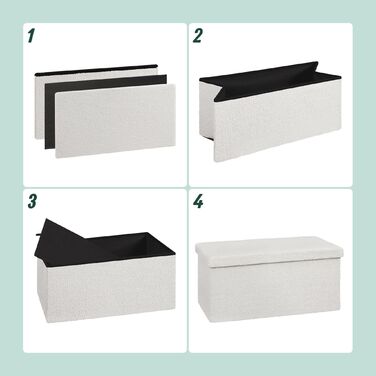 Лавка Relaxdays з місцем для зберігання, 80 літрів