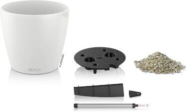 Горщик для квітів LECHUZA CLASSICO Color 35 білий 13210, 36x36x32.5 см