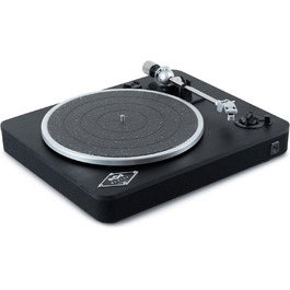 Вініловий програвач House of Marley Stir It Up Wireless з Bluetooth, попереднім підсилювачем, тонармом Audio-Technica, корпус із бамбука, швидкості 33/45 об/хв, екологічний дизайн, чорний