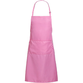 Регульований кухонний фартух Zihuatailer 2 шт. и для чоловіків/жінок з кишенею (1 x рожевий)