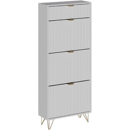 Шафа для взуття Vicco Helge, 60 x 145 см, 3 відділення, білий