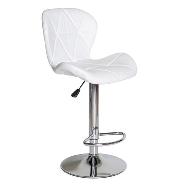 Кресло Hommex Martini White (арт. H-445 White/Сhrome base)