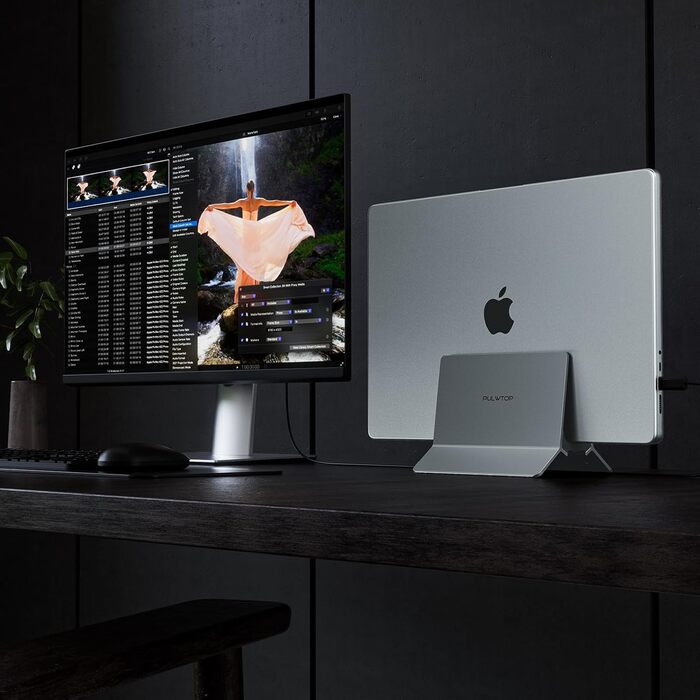 Підставка для ноутбука Vertikaler Laptop Ständer (алюміній) - універсальна, для MacBook, iPad, Tablet, Mac mini