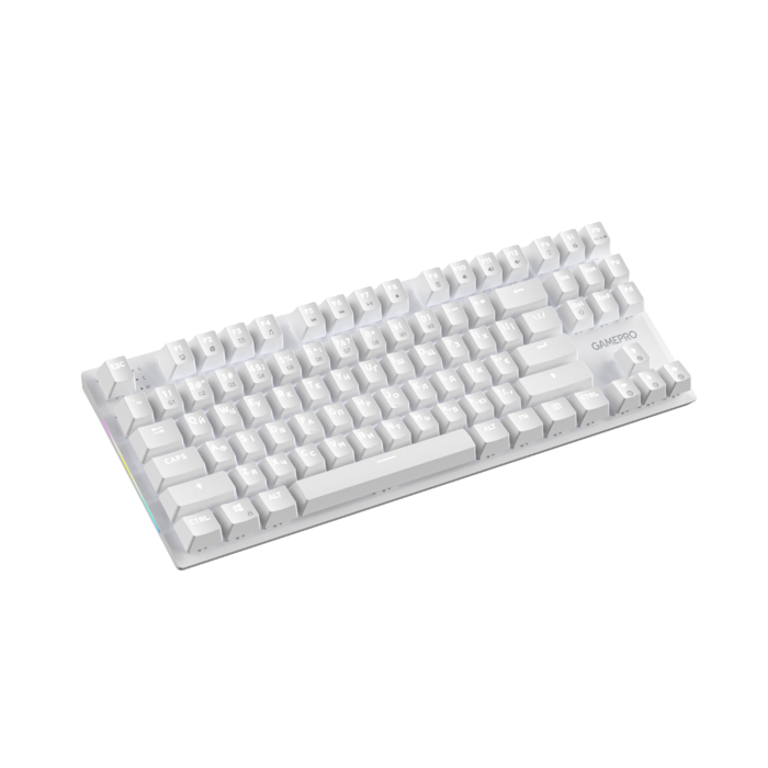 Дротова механічна клавіатура GamePro Genesis Joker (MK124W) 87% Red switches