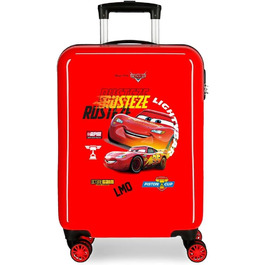 Візок для салону Disney Cars Rusteze Lightyear, червоний, 38 x 55 x 20 см, жорсткий пластик, бічна комбінована застібка, 34 л, 2 кг, 4 колеса, ручна поклажа