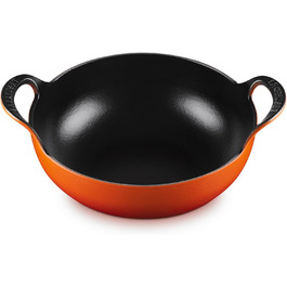 Набір для приготування бальті Le Creuset, чавун, 24 см, 2.7 л, колір - вогнищевий