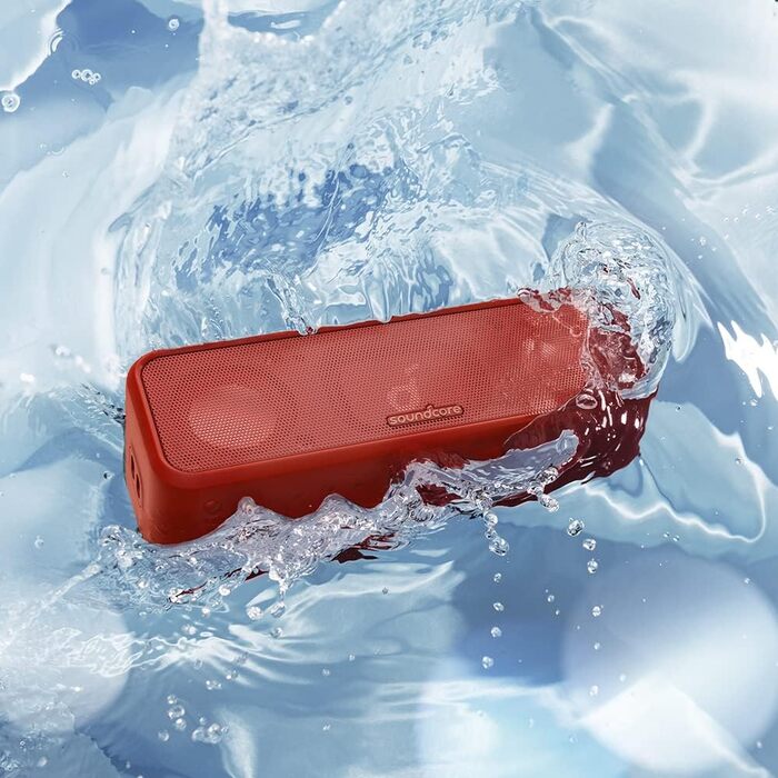 Soundcore 3 Bluetooth Колонка: Стерео Звук, Титанова Мембрана, BassUp, 24 год, IPX7, EQ, для дому, на вулицю, саду (Чорний)
