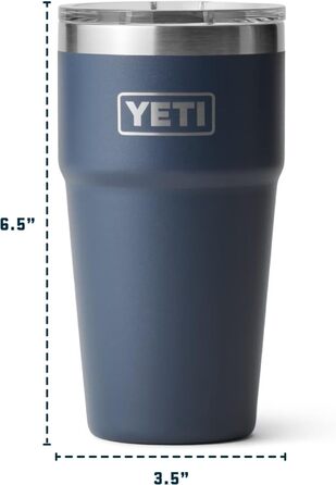 Термос YETI Rambler 20oz (591ml) з кришкою MagSlider, колір Moon Dust