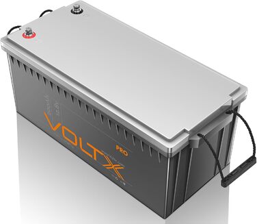 Літієва батарея VoltX LiFePO4 200Ah 12V 2 упаковки, 200A BMS, 4000 циклів зарядки, заміна свинцево-кислотного продукту