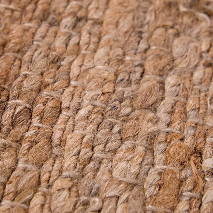 Домашній килим Paco для вітальні з волокна ручної роботи, джутовий мелірований Сучасний візерунок в стилі бохо, розмір 80x150 см, Колір (160x230 см, натуральна 4)
