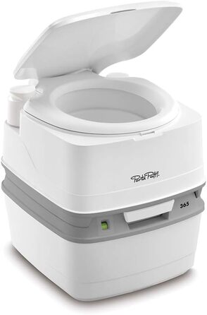 Портативна туалет Thetford Porta Potti 365 Qube, біла, 414x383x427 мм