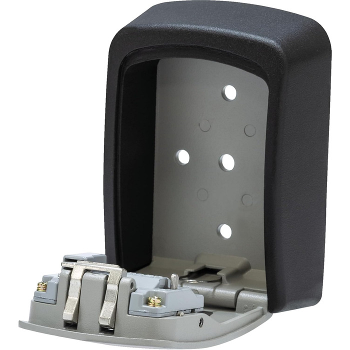 ABUS KeyGarage 787 - ключниці настінна для ключів та дрібних цінностей, чорно-срібна (набір 2 шт.)
