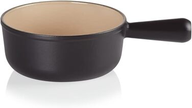 Казан Le Creuset з чавуну, 18 см, 1.4 л, чорний матовий, 20007180602460