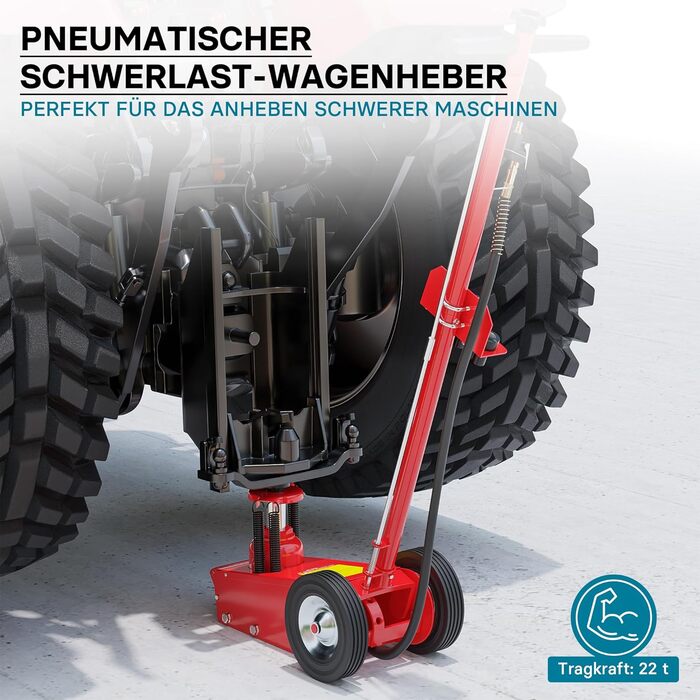 Гідравлічний домкрат Wiltec Rangierwagenheber 3т, підйом 13,5-40 см для авто, позашляховиків, кемперів - компактний та міцний